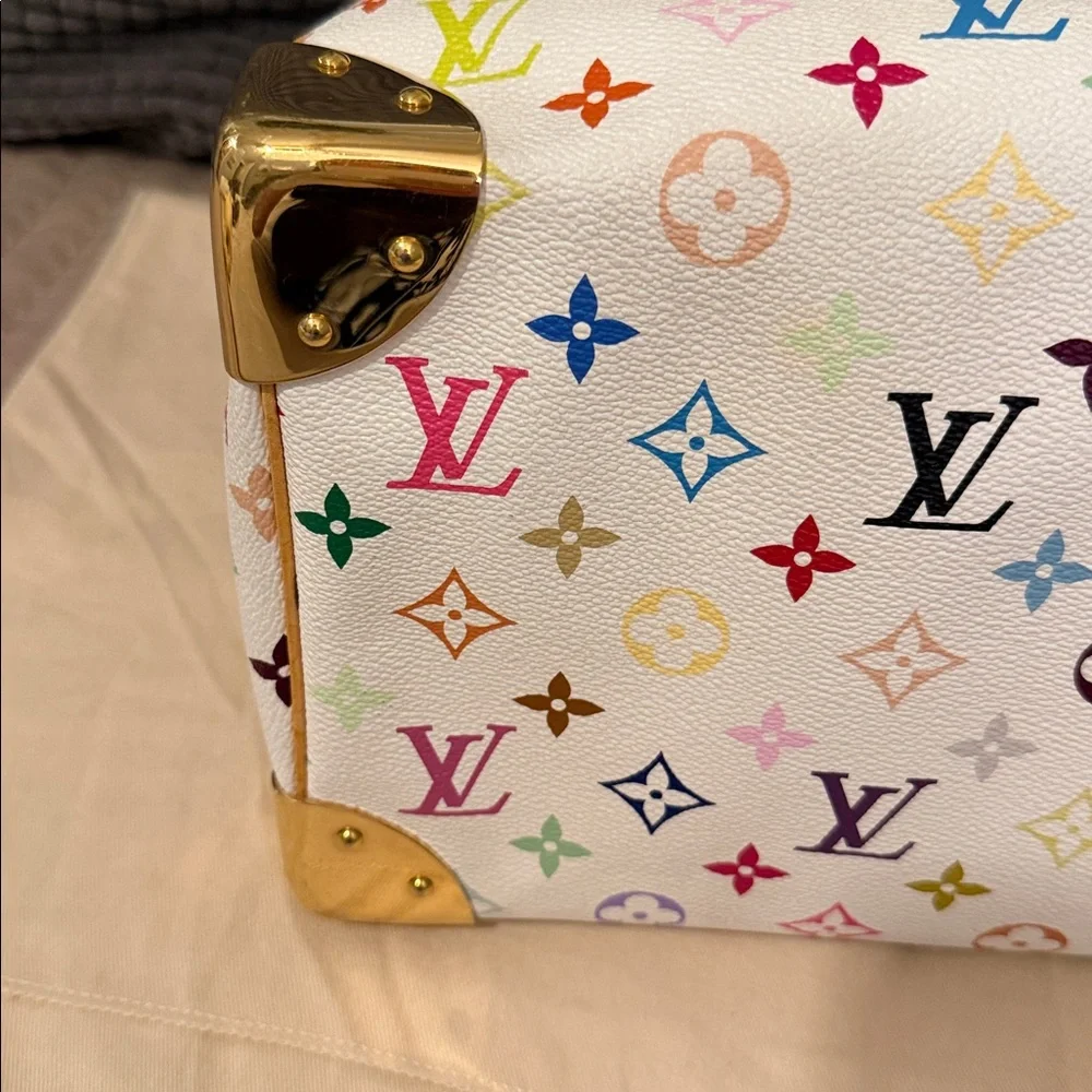 ❤️Authentic Louis Vuitton Takashi Murakami Multi Color Speedy 30 - Picture 11 of 13